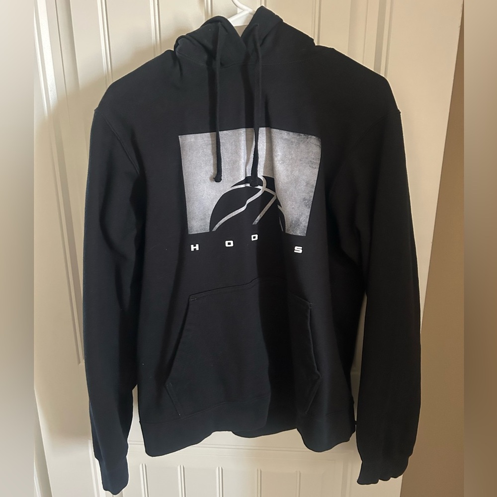 Black Hoodie with basketball logo